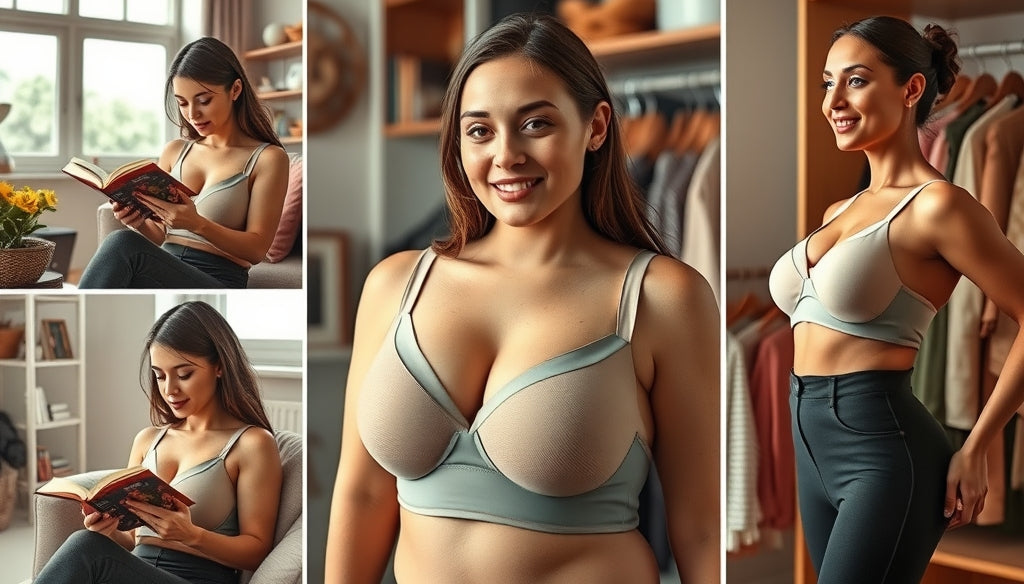 Descubre el mejor top de sustentación para seios grandes que alivia el dolor de espalda y no deja marcas