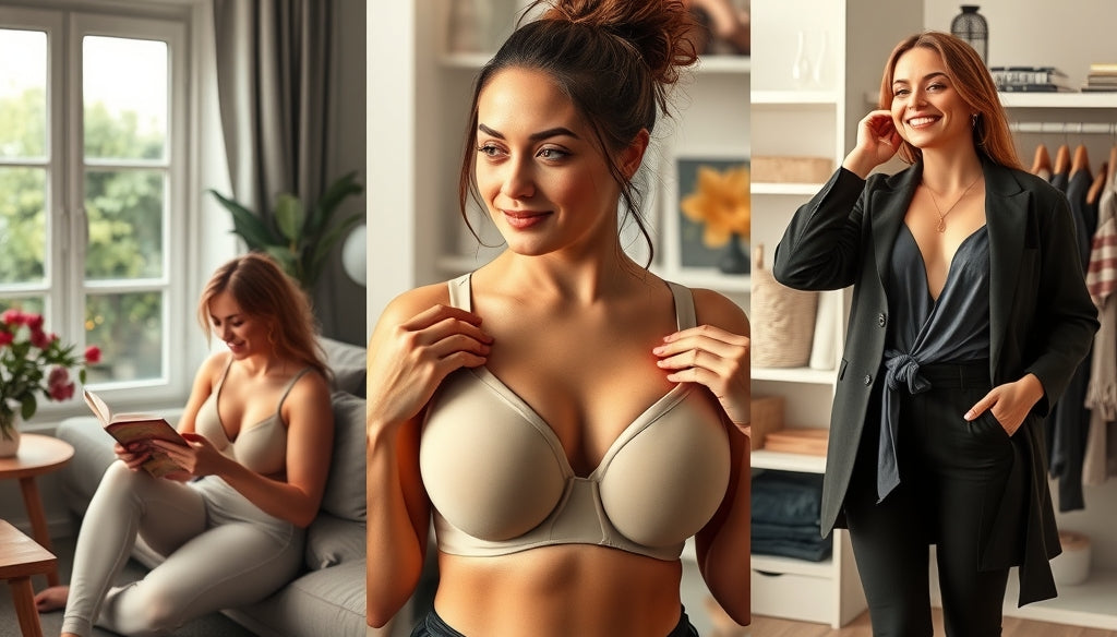 Top de sustentación para seios grandes que alivia el dolor de espalda y no deja marcas