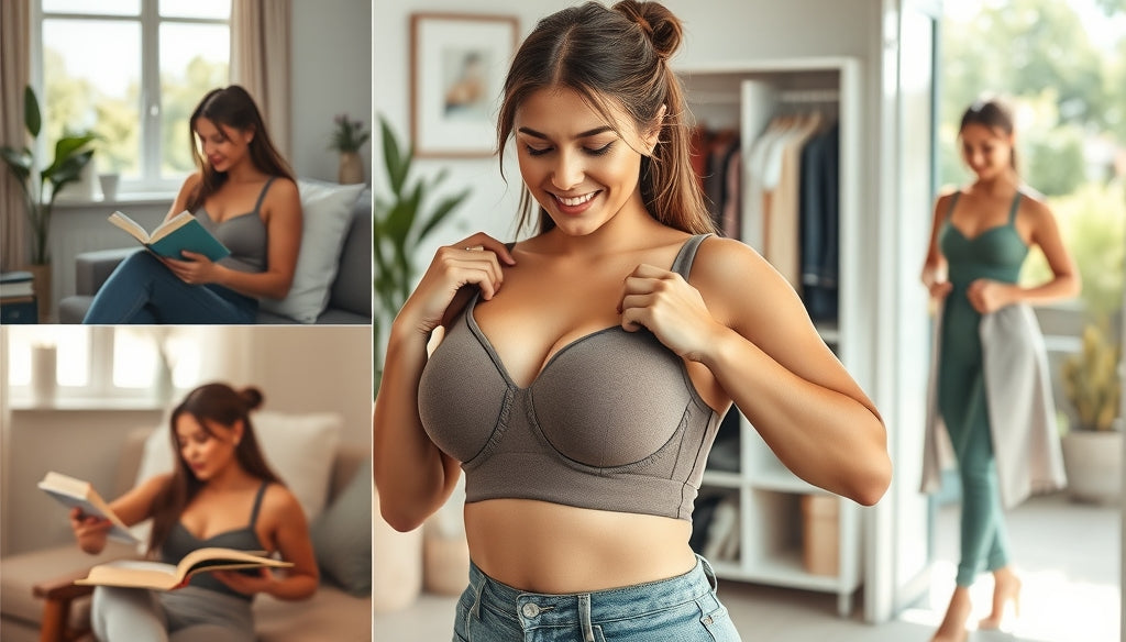 El mejor top de alta sustentación para aliviar el dolor de espalda en mujeres con senos grandes