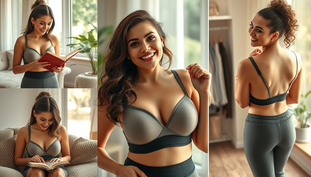 El mejor top de sustentación para seios grandes que alivia el dolor de espalda y no deja marcas