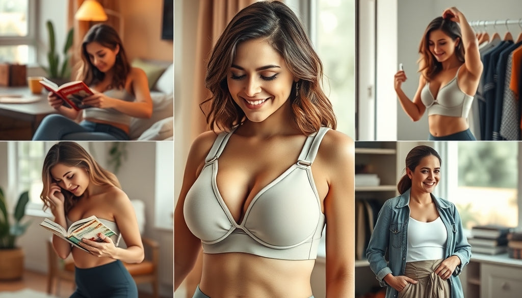 El mejor top de alta sustentación para aliviar el dolor de espalda en mujeres con senos grandes