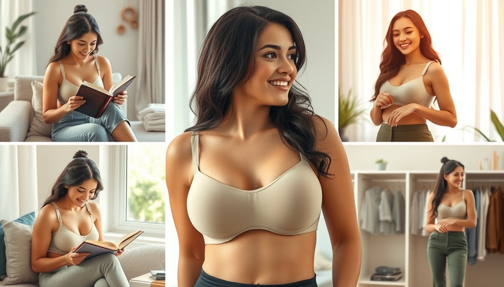 El mejor top de sustentación para seios grandes que alivia el dolor de espalda y no deja marcas