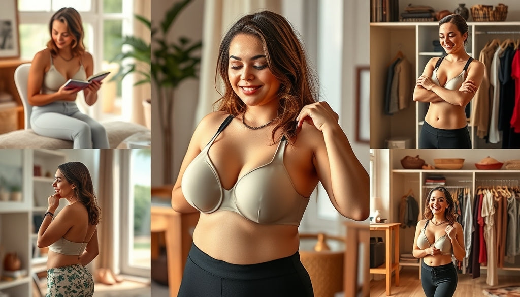 Top de sustentación para seios grandes que alivia el dolor de espalda y no deja marcas