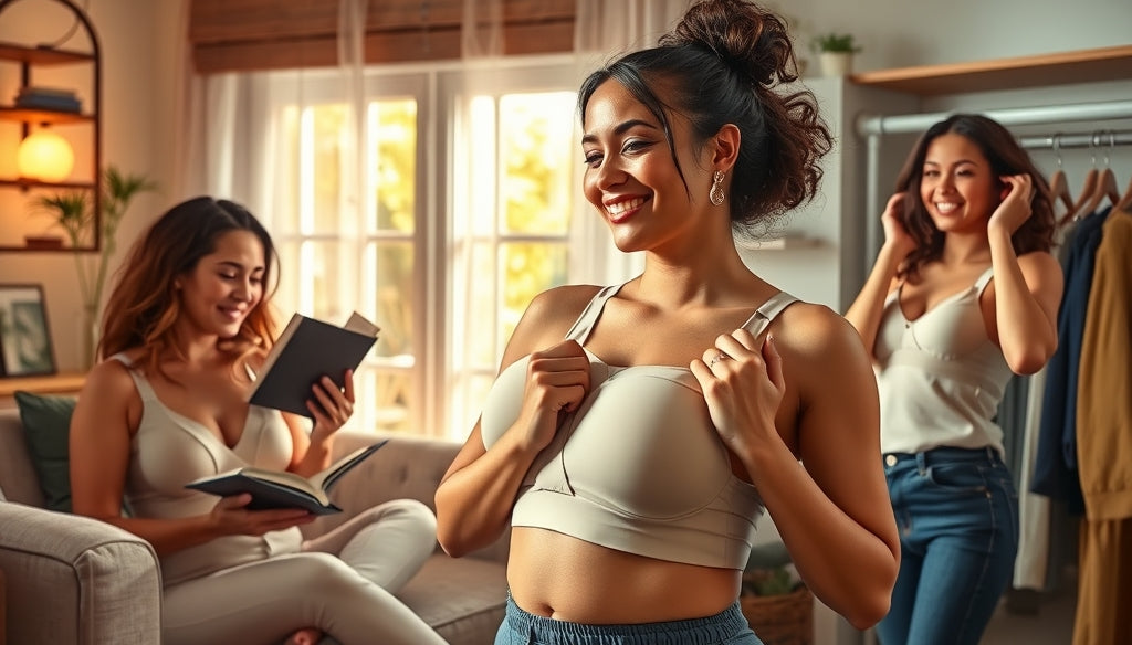 La mejor solución para aliviar el dolor de espalda: top de sustentación para seios grandes que no machuca