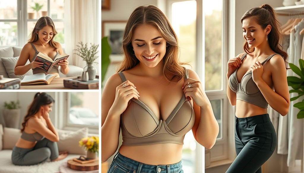 Descubre el mejor top de sustentación para seios grandes que alivia el dolor de espalda y no deja marcas