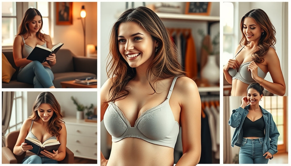 Top de sustentación para seios grandes que alivia el dolor de espalda y no deja marcas