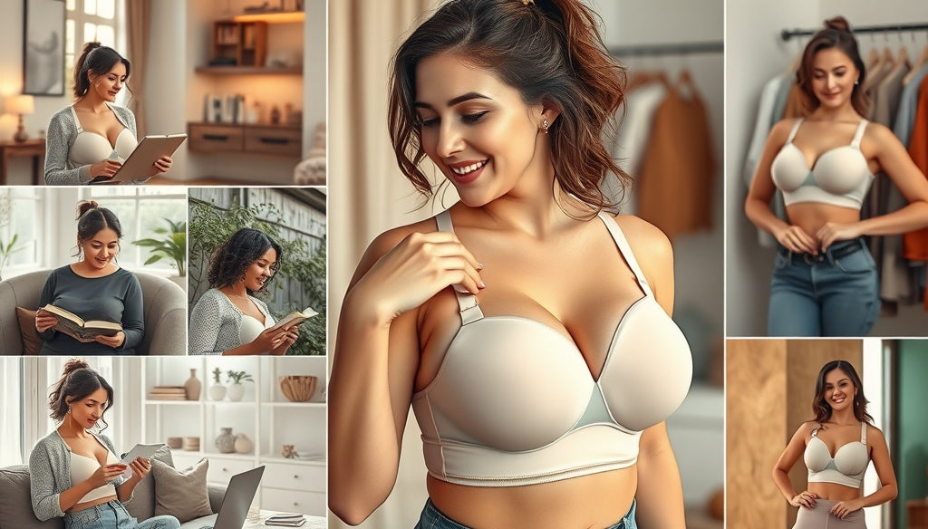 Top de sustentación para seios grandes que alivia el dolor de espalda y no deja marcas