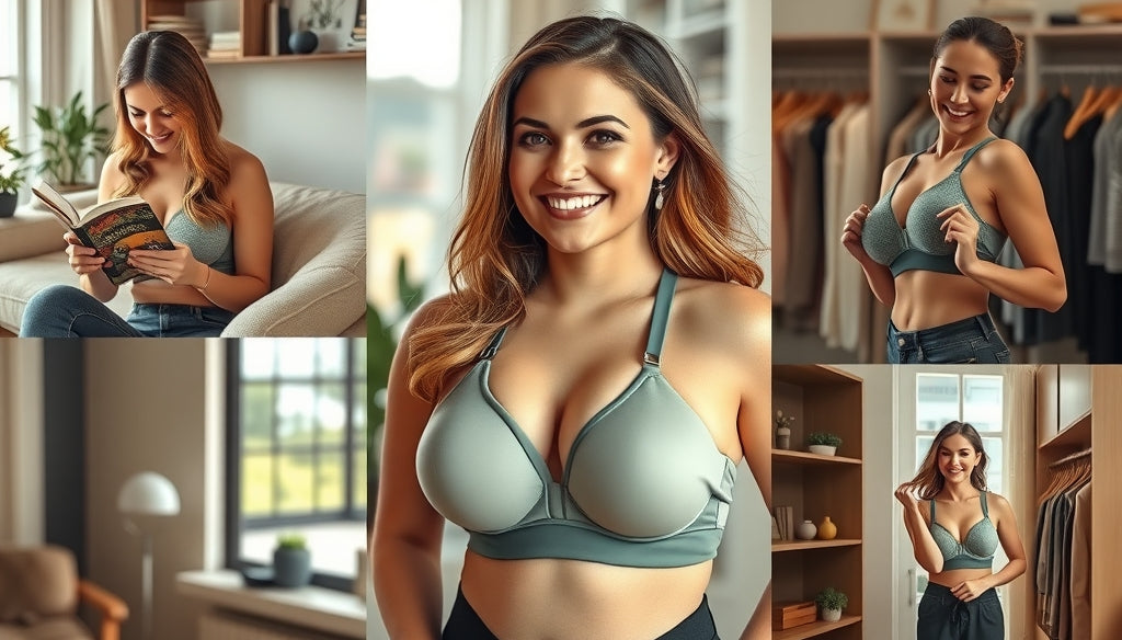 El mejor top de sustentación para seios grandes que alivia el dolor de espalda y no deja marcas