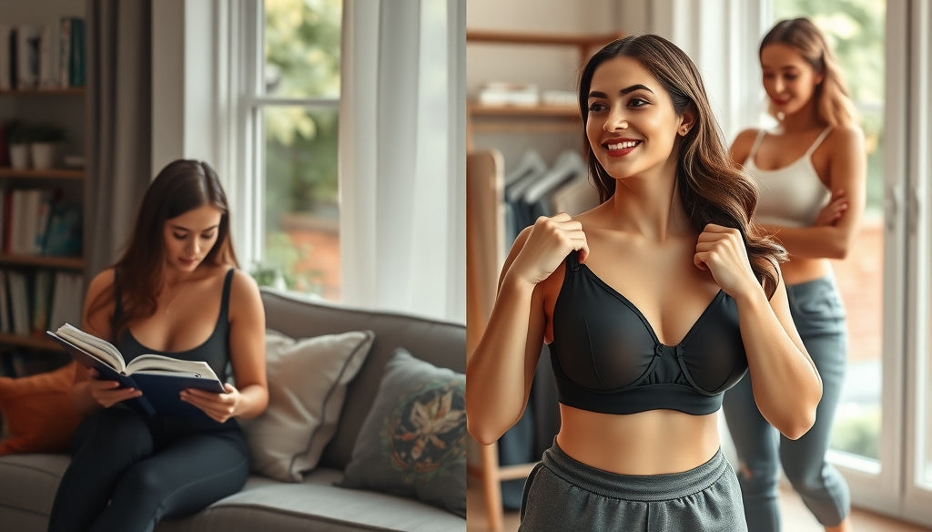 Descubre el mejor top de sustentación para seios grandes que no machuca y alivia el dolor de espalda