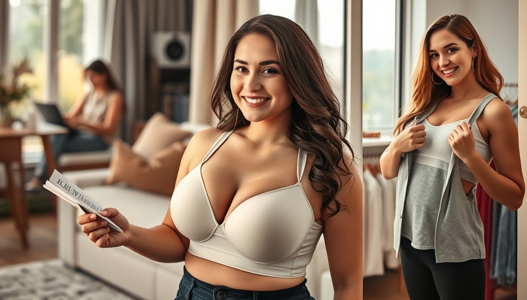 7 Tops de Alta Sustentación para Seios Grandes que Aliviam Dor nas Costas e Não Marcam